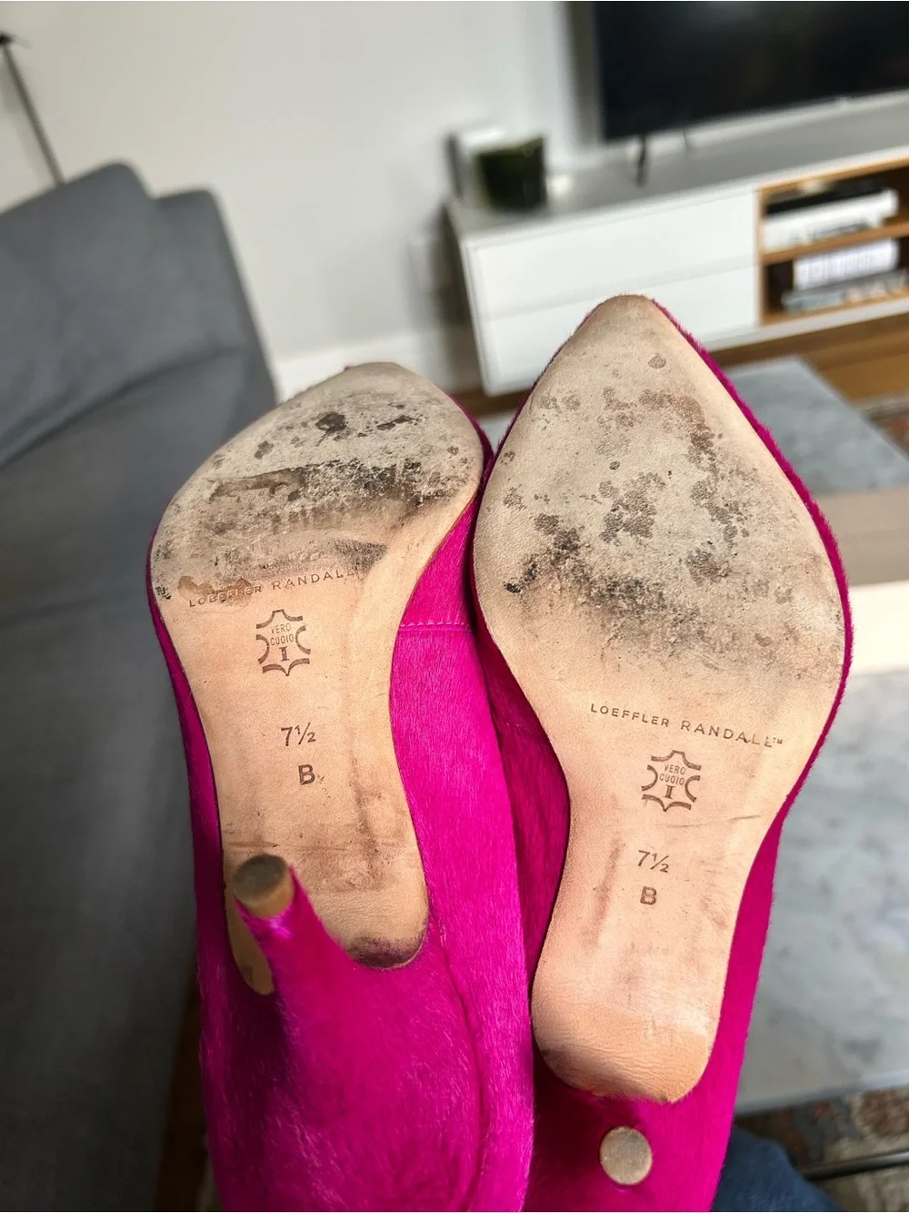 Loeffler Randall Fuchsia Pointed-Toe Pumps